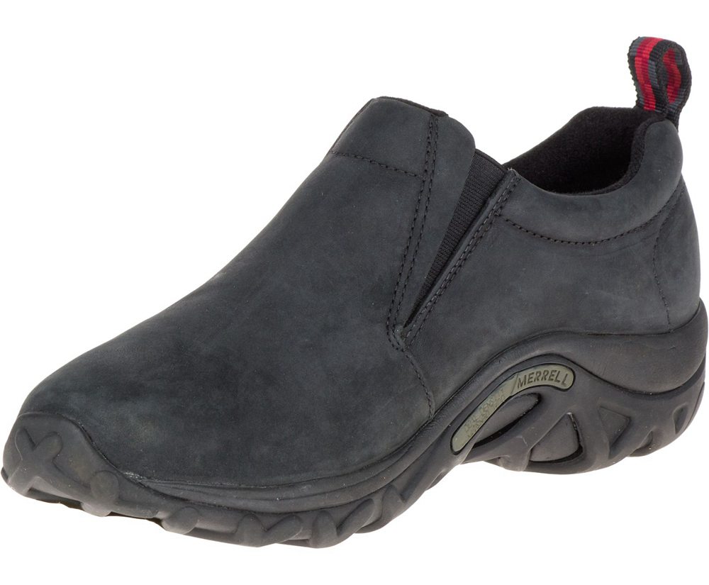 Merrell Slip Ons Black - Jungle Moc Nubuck - Mens 14HKODPFE